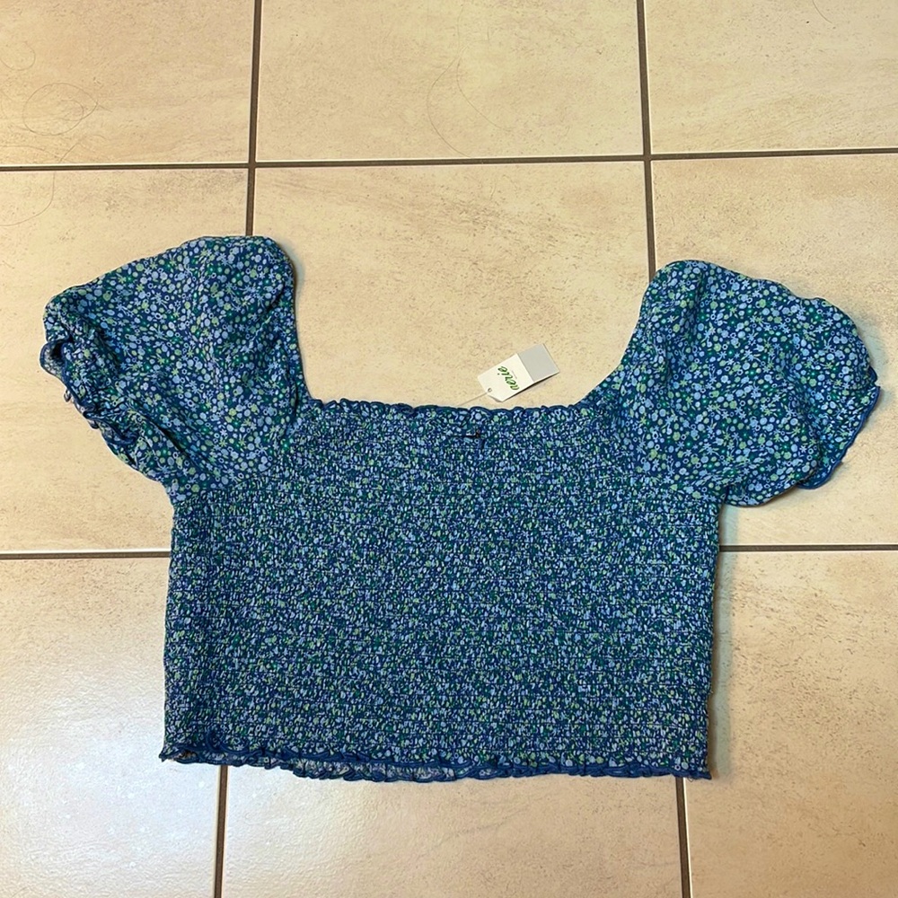 Brand: aerie Size: Medium Color: Blue&green - Picture 1 of 3